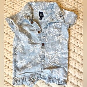 Baby Gap Chambray Shorty One-Piece